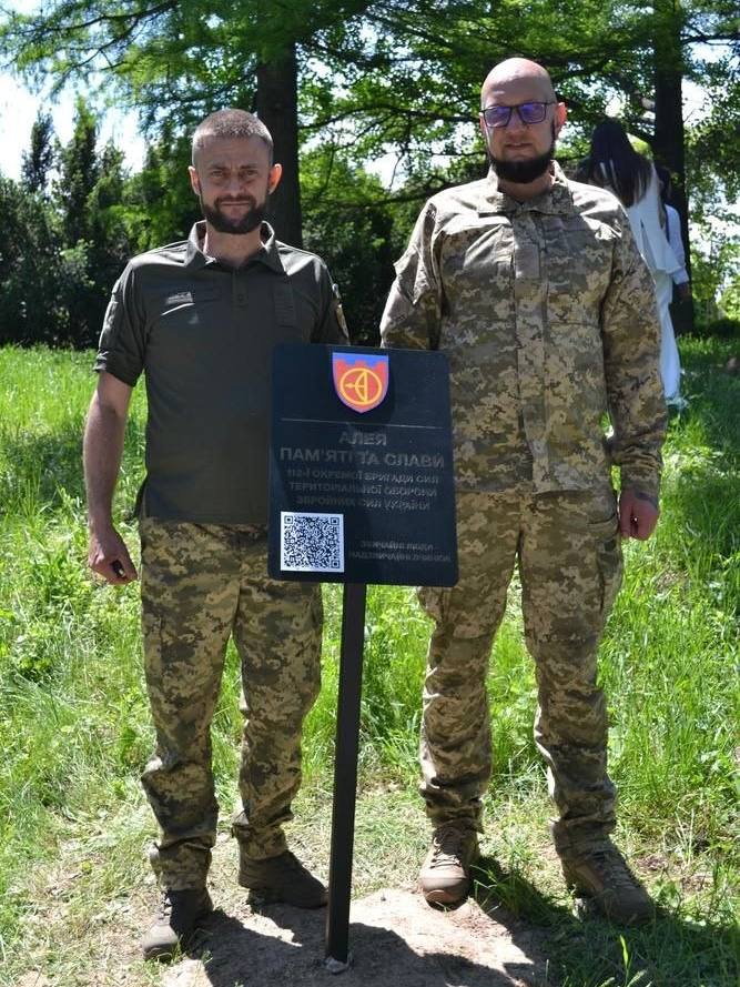 Посаджено дерева в Алеї Пам’яті військовослужбовців