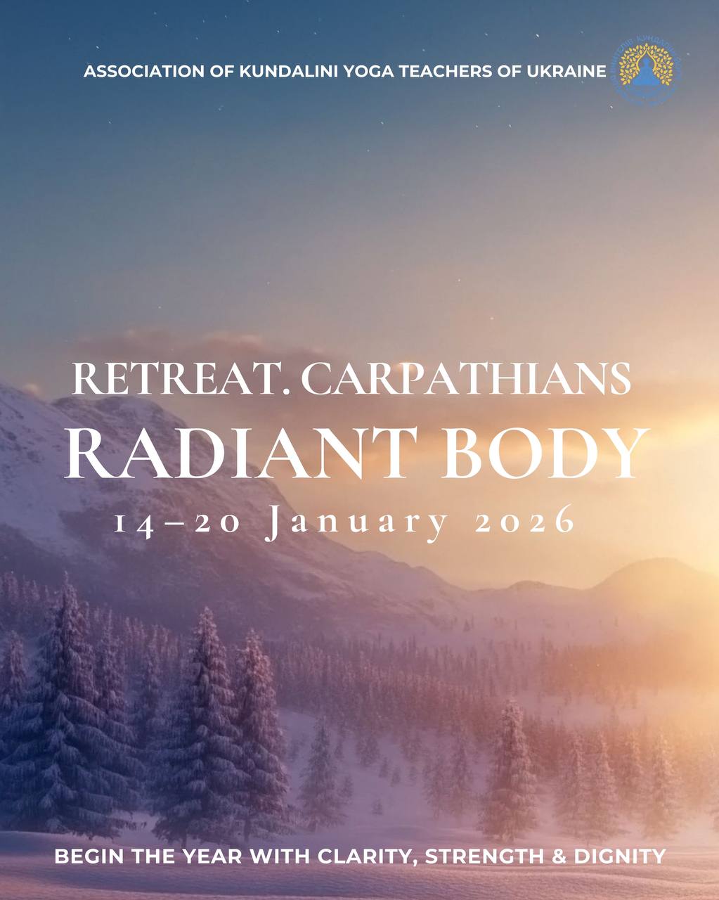 YOGA RETREAT IN THE CARPATHIANS “RADIANT BODY. BEGINNING OF A NEW CYCLE”